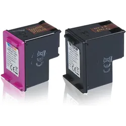 Inkadoo, Druckerpatrone, Kompatibel zu HP N9J71AE / 62 XL enthält BK,CL