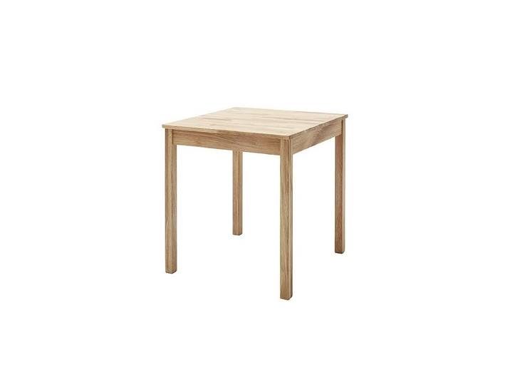 Natur24 Esstisch Kleiner Küchentisch Alfons 70x70x76 cm Tisch Esstisch Wildeiche massiv