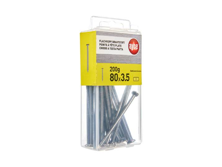 Ayce Drahtstift Blank 80 mm 3.5 mm