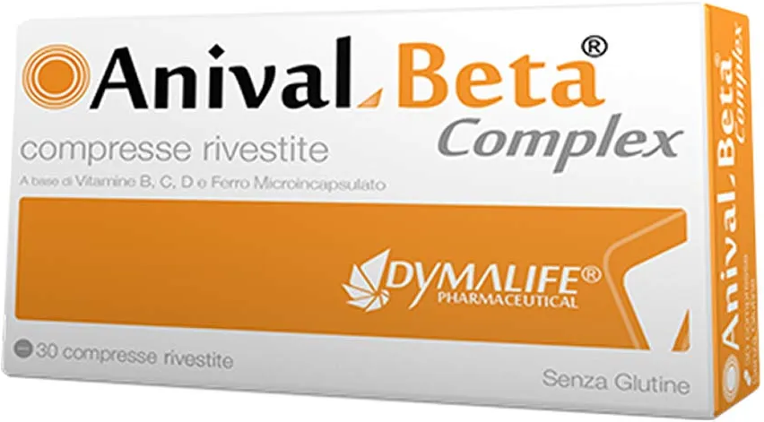 DYMALIFE PHARMACEUTICAL Srl Dymalife, Anival Beta Complex, 30 Compresse
