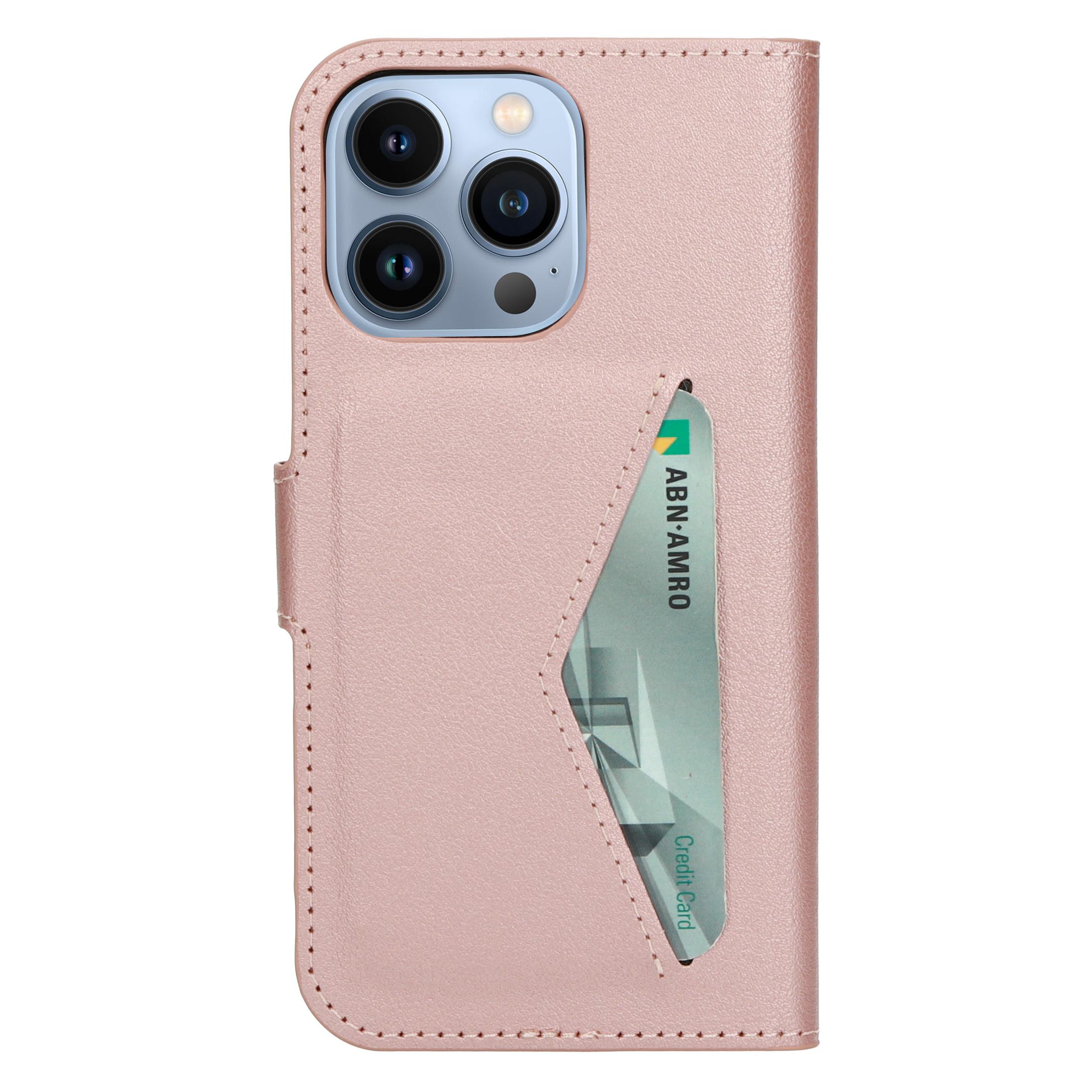 Mobiparts Classic Wallet Case Apple iPhone 13 Pro Pink (Apple iPhone 13 Pro) (MP-121025)