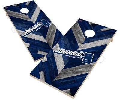 Skip's Garage Brandeis University Judges Cornhole Board Set