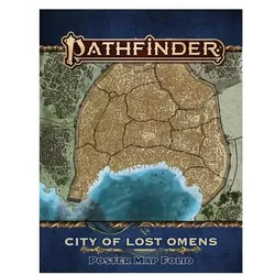 Pathfinder Lost Omens: City of Lost Omens Poster Map Folio (P2), Sachbücher von Paizo Publishing