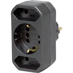 Kopp 179605004 3fach Steckdosen-Verteiler Schwarz