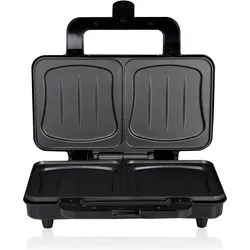 alpina Sandwichmaker XL Edelstahl, Kontaktgrill, Schwarz