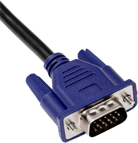 Akyga Anschlusskabel 3.0m Schwarz AK-AV-07 VGA-Kabel