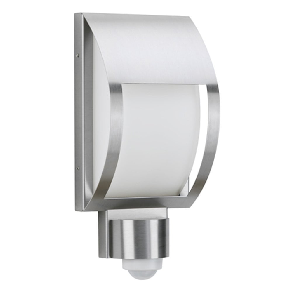 Albert RVS buitenlamp met bewegingsmelder E27 - Wandmontage