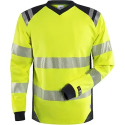 Multinorm Langarmshirt "7359 TFL" gelb - 4XL - gelb