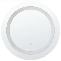 BADSPIEGEL mit LED-Beleuchtung rund 58/58 cm Selune