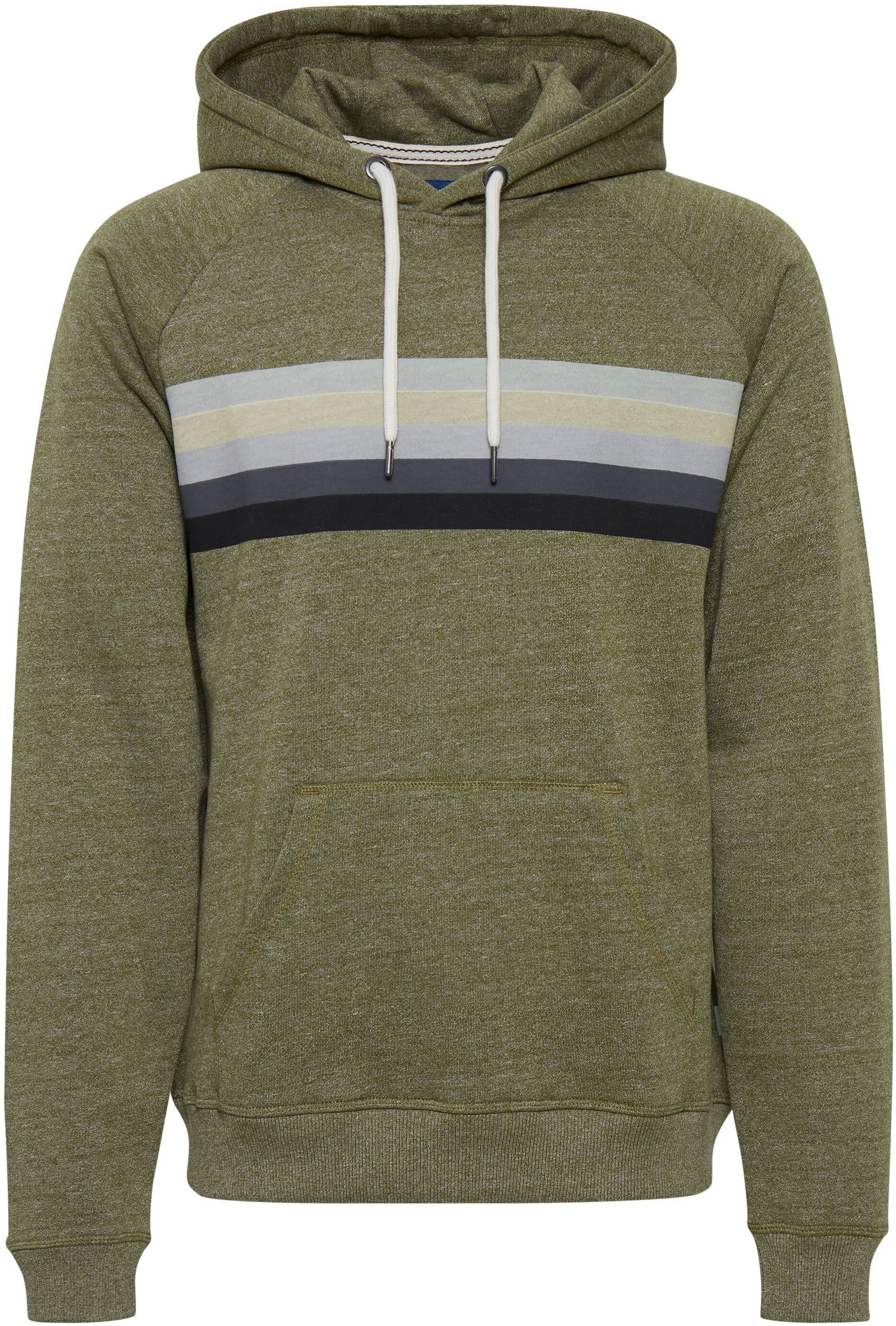 Kapuzenpullover BLEND "Hoodie BHSweatshirt", Herren, Gr. S, grün (winter moss), Obermaterial: 60% Baumwolle CO. 40% Polyester PES., Pullover Kapuzenpullover