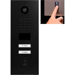 DoorBird D2102FV Fingerprint 50 IP Video Türsprechanlage – Graphitschwarz