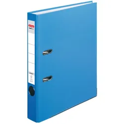 herlitz Ordner Rückenbreite 5 cm DIN A4 Kunststoff blau, acqua