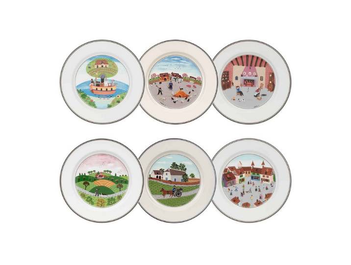 Villeroy & Boch Frühstücksteller Design Naif Frühstücksteller Kollektion ø 21 cm, (6 St)