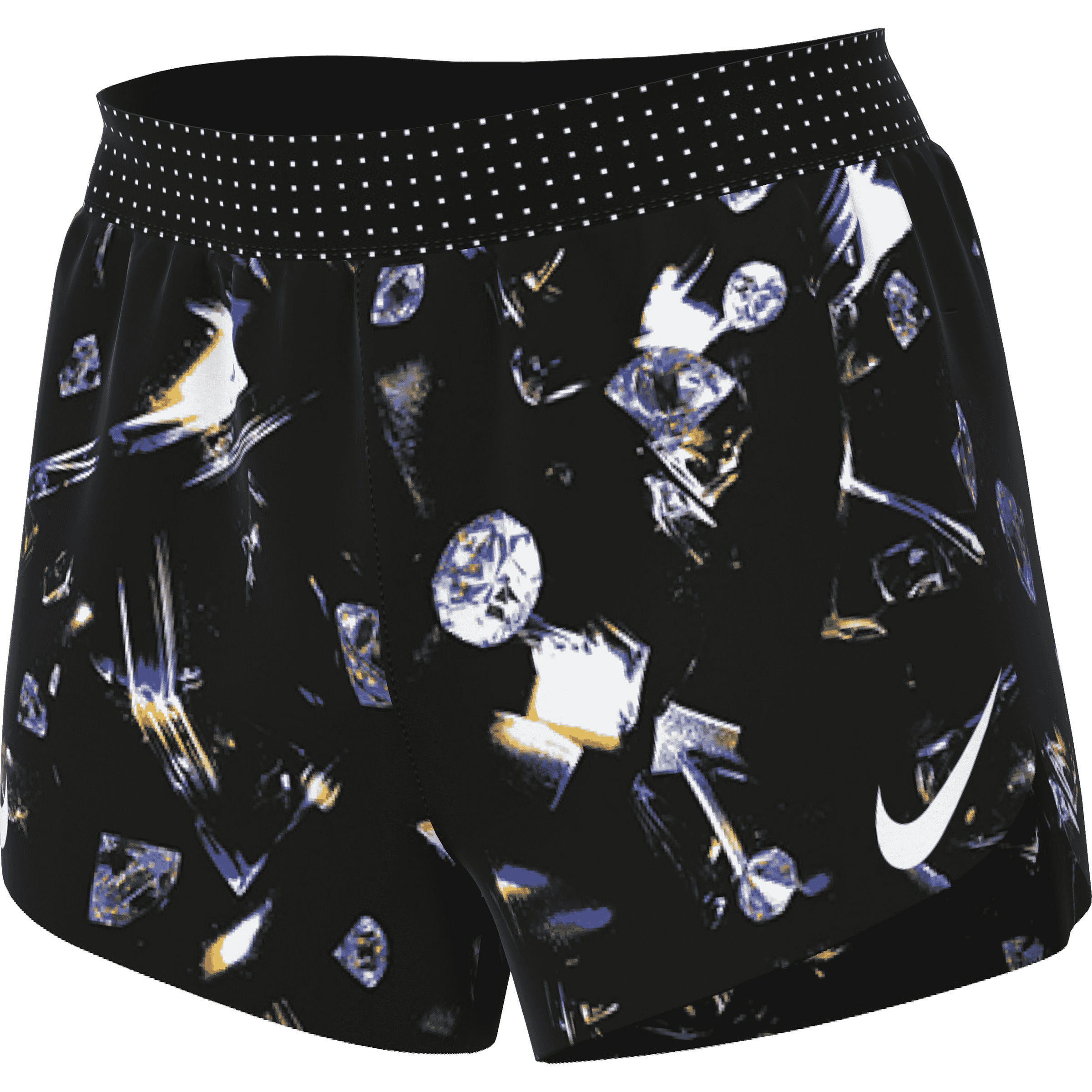 Nike Aeroswift Aop Hose Herren Laufhose schwarz Größe S Trailrunning | Laufen Elastisch