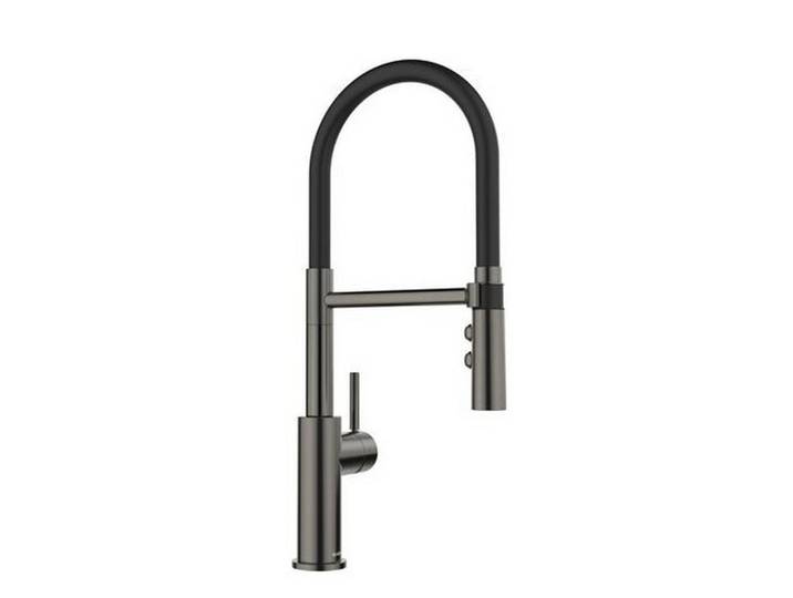 Blanco Küchenarmatur, Schwarz, Metall, 10.7x47.5x22.8 cm, flexible Anschlussschläuche, schwenkbarer Auslauf, Küchen, Küchenausstattung, Küchenarmaturen