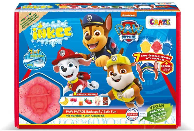 Craze INKEE Paw Patrol coffret cadeau pour le bain pour enfant