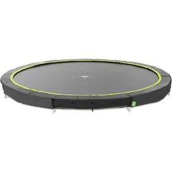 Exit Silhouette sports Bodentrampolin ø366cm - schwarz (366 cm)