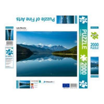 CALVENDO Puzzle Lake Muncho | 2000 Teile Lege-Größe 90x67cm Foto-Puzzle für glückliche Stunden