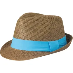 Myrtle Beach Unisex Street Style Hut MB6564 brown/turquoise L/XL (58 cm)