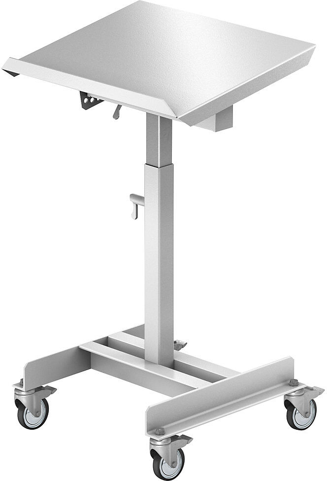 ESD-Materialständer, Federriegel-Arretierung, Höhenverstellbereich 720 - 1070 mm eurokraft pro
