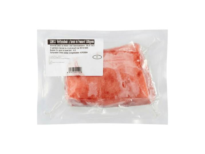 Varkensvlees Buikspek 500 g Met Huid