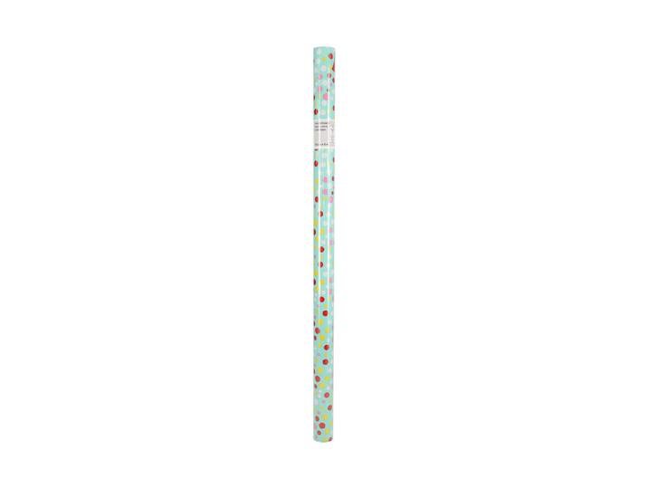 Geschenkpapier doppelseitig gepunktet farbig 70cm x 5m