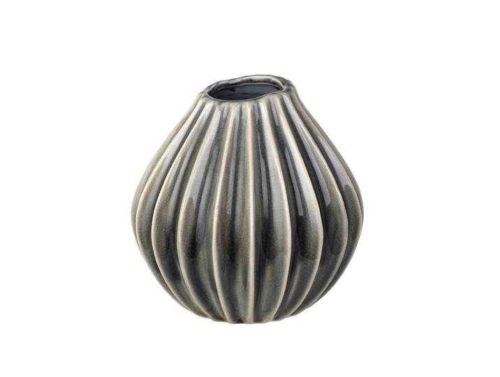 Broste Copenhagen Vase Wide smoked pearl 15 cm