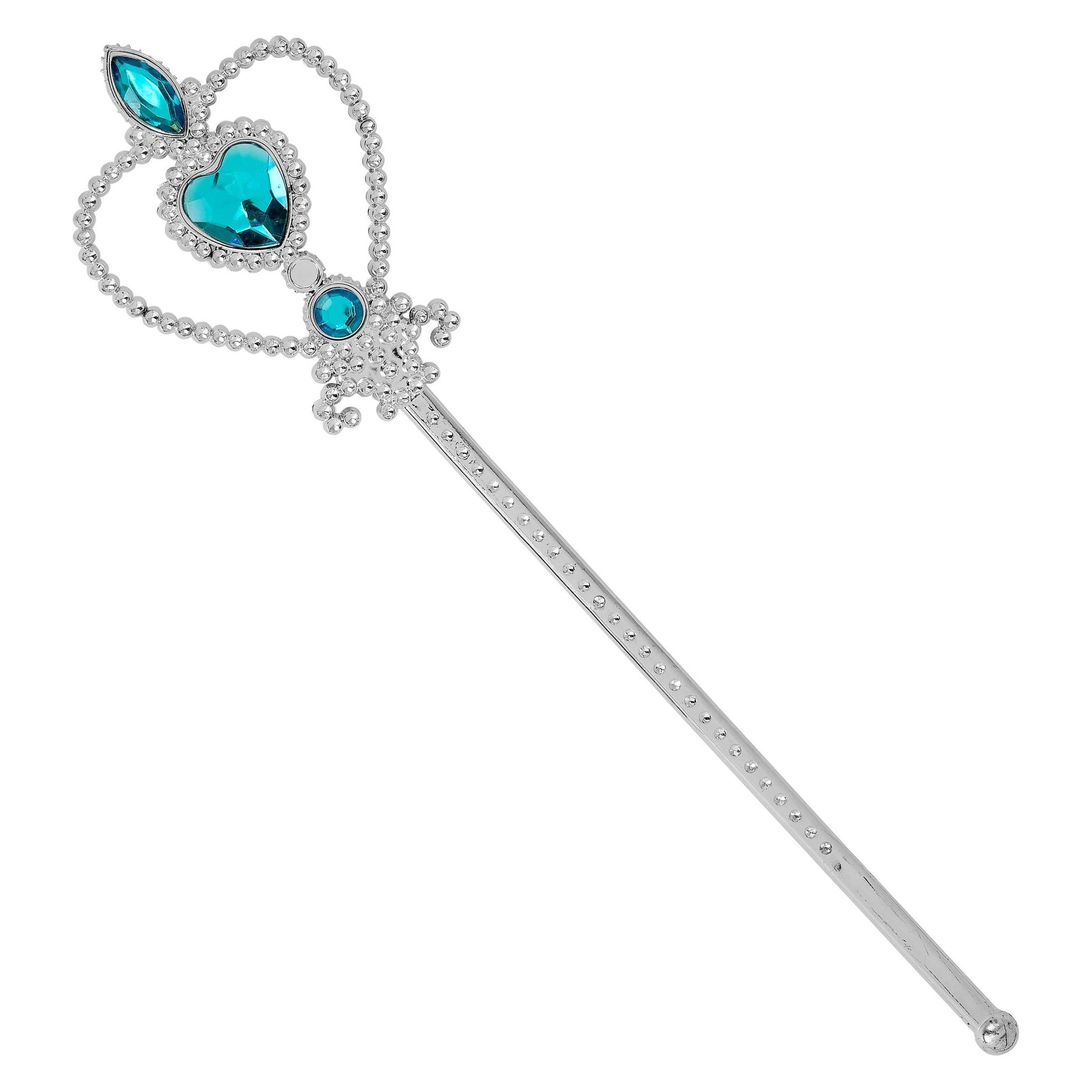 Widmann Zauberstab Schneeprinzessin 32 cm - Perfektes Accessoire für Fasnacht & Mottopartys (72034188)