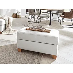Hocker SANSIBAR SANDE (BHT 100x48x64 cm) - Bezug: Stoff - BHT 100x48x64 cm
