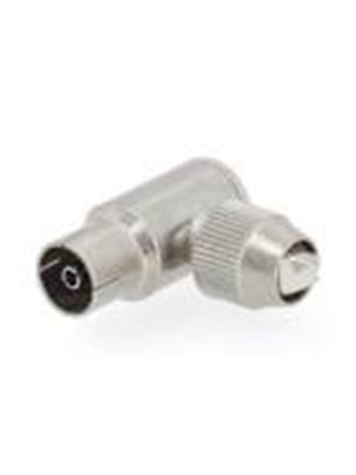 Nedis IEC (Coax) Connector | Angled 90° | Female | Nickel Plated