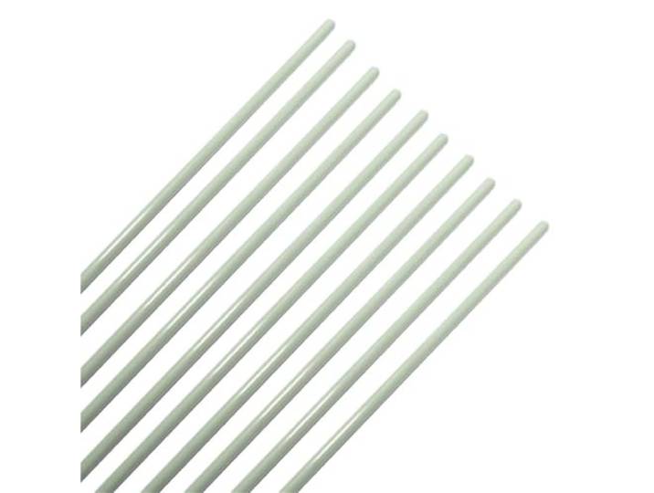 10 Stück 40 Zoll weiße Glasfaserstäbe – langlebige Glasfaser-Rundstäbe for Zelte, Drachen und Isolierungsanwendungen(11mmx100cm)
