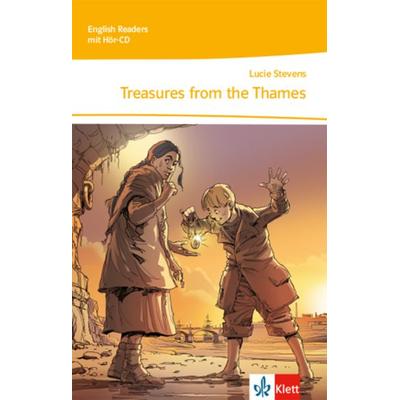 Treasures from the Thames. Lektüre mit Audio-CD. Klasse 6, Set von Lucie Stevens, Klett Schulbuchverlag, 978-3-12-844393-5