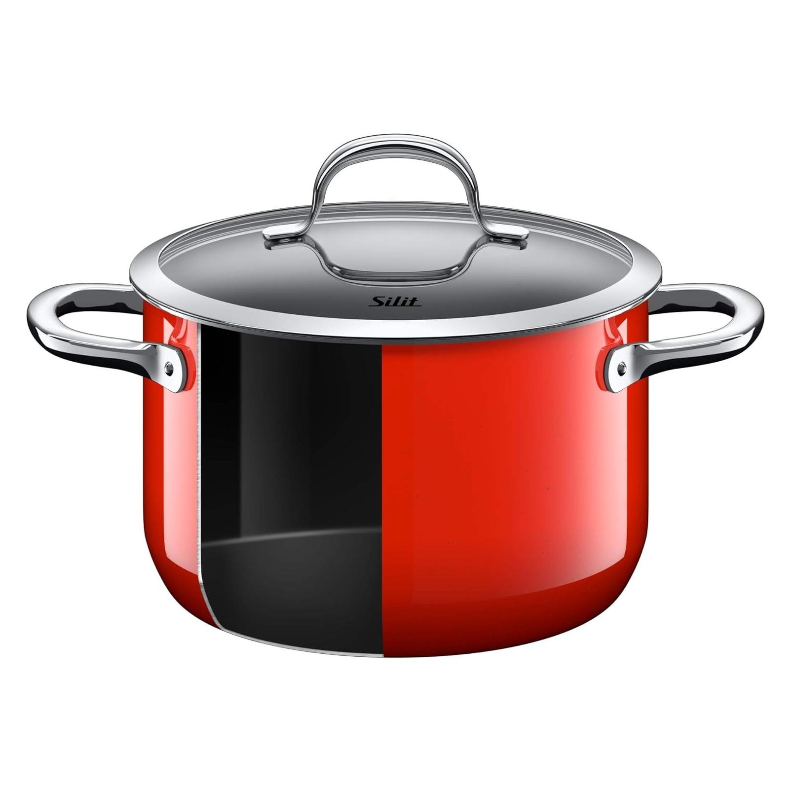 Silit m.D.24cm Passion Red (Kochtopf, Silargan, 24 x 7.50 cm) (2102297079)