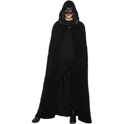 Maskworld Colombina Nera mit schwarzem Umhang (One Size)