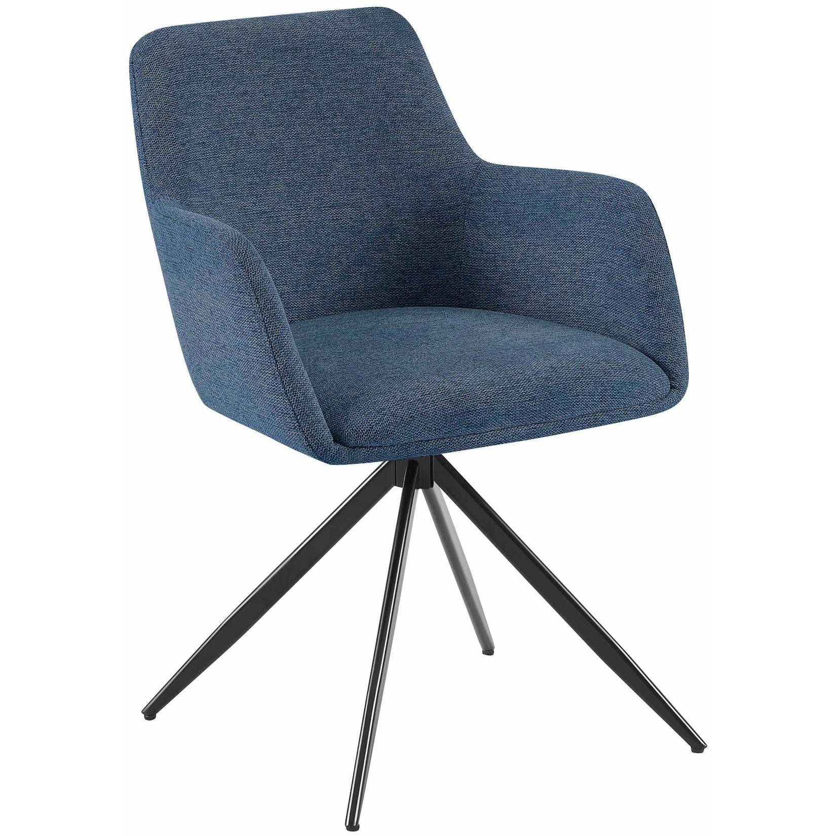 CLP Esszimmerstuhl Olema Stoff - Farbe: blau