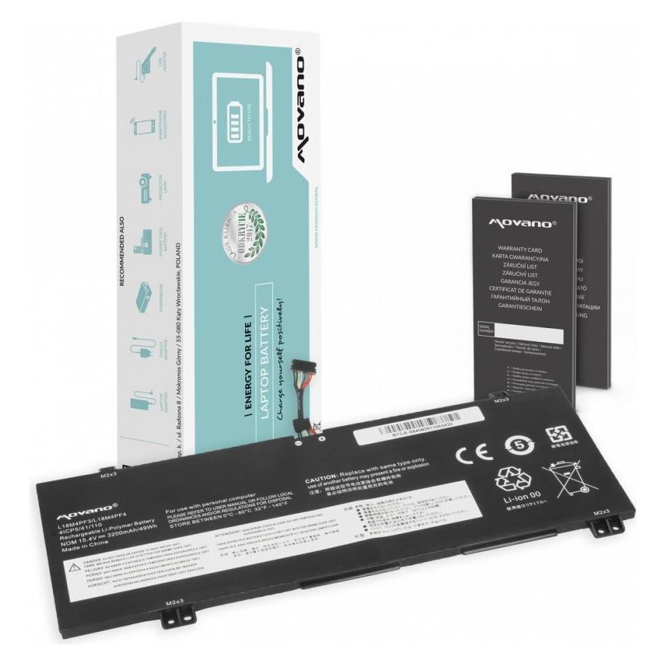 Movano Bateria Bateria L18M4PF3 L18C4PF4 do Lenovo IdeaPad S540 (3200 mAh) (BT/LE-S540)