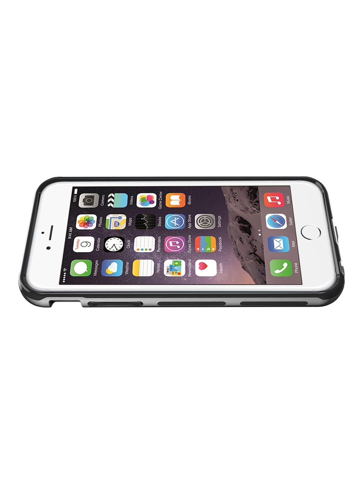 ITSKINS HYBRID EDGE cover for iPhone 6s Plus / 6 Plus. Space grey