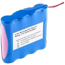RS PRO 18650 7.4V 5200 mAh 2S2P C4 type (18650, 5200 mAh), Batterien + Akkus