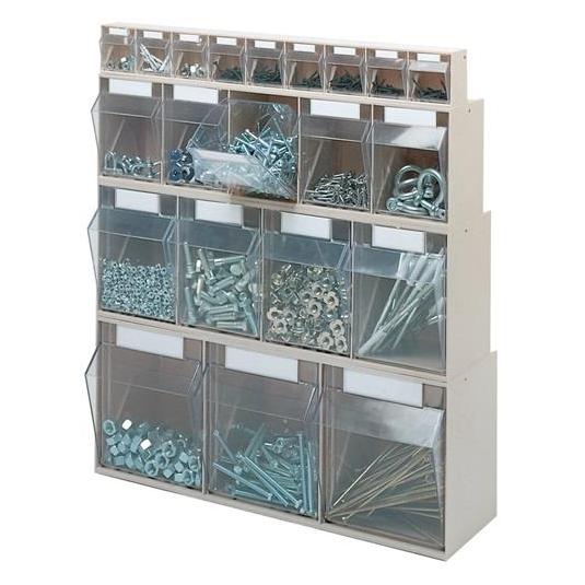Lockweiler Klarsichtmagazin H164xB600xT134mm 5 x C Kunststoff blau (1500591)