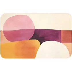 BADEMATTE Formen - Abstrakt - Farbenfroh 80x50 cm