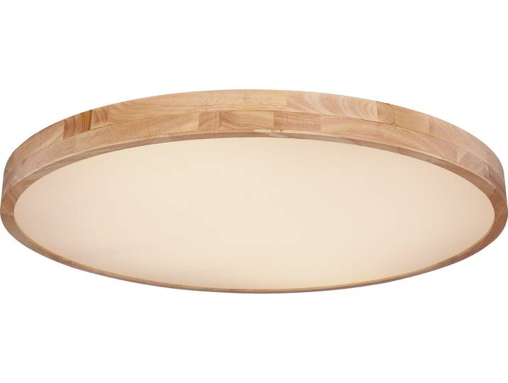 Globo Lighting Plafonnier métal aspect bois\, LED