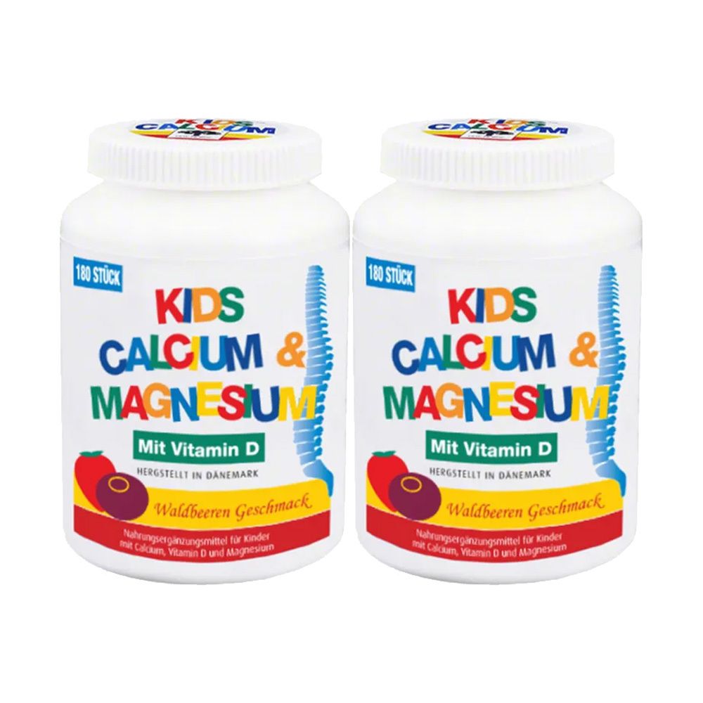 Kids Calcium & Magnesium x2 2x180 St Kautabletten