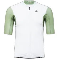 Pissei, Herren, Velotrikot, Sanremo (3XL), Weiss, Grün, Mehrfarbig, 3XL