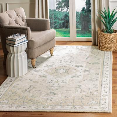 SAFAVIEH Handmade Micro-Loop Heidegunde Wool Rug