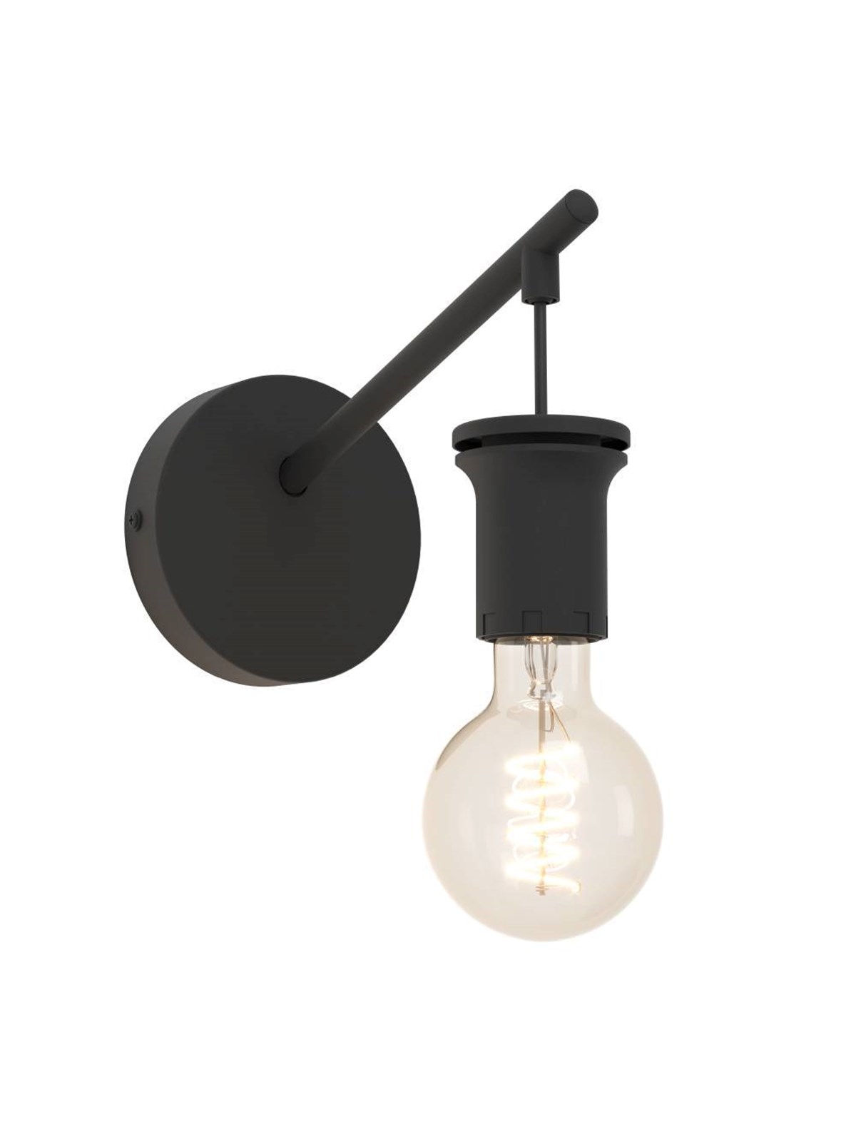 EGLO CAPOLIVERI-E WALL L120 H140 E27 SCHWARZ