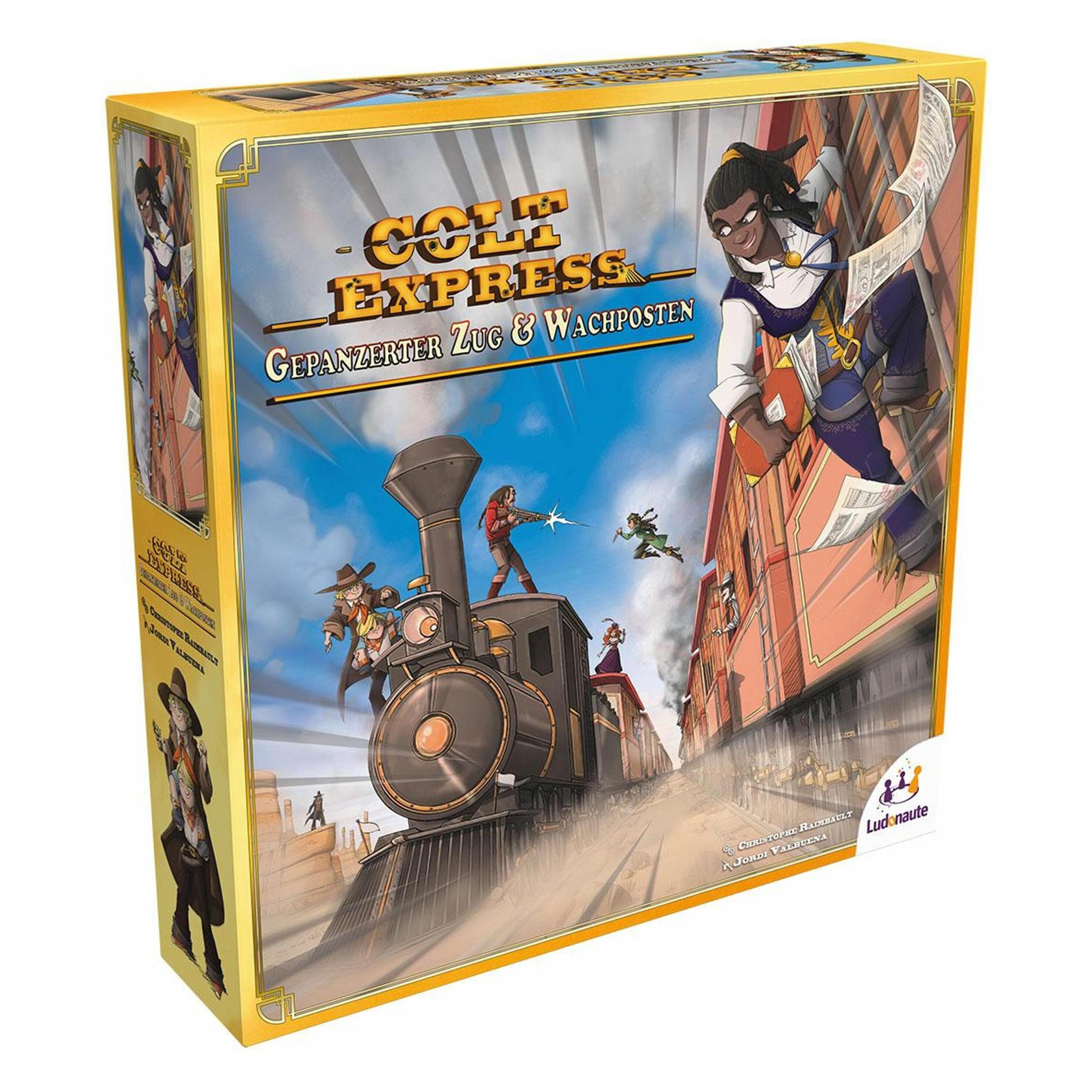 Ludonaute LUDD0021 - Colt Express: Gepanzerter Zug & Wachposten (DE-Erweiterung) (Deutsch, 3 - 8 Spieler) (LUDD0021)
