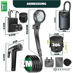 Kesser, Gartendusche, Campingdusche Solardusche