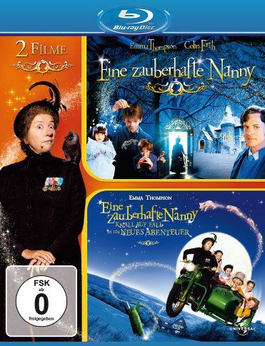 Emma Thompson - Eine zauberhafte Nanny 1+2 [Blu-ray] - Preis vom 08.10.2026 07:26:42 h