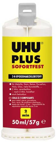 UHU Plus Sofortfest Zwei-Komponentenkleber 45675 50ml