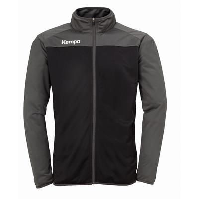 Trainingsjacke KEMPA "Trainingsjacke PRIME POLY JACKE", Herren, Gr. S, blau (anthra, kempablau), Obermaterial: 100% Polyester PES., Jacken Trainingsjacke